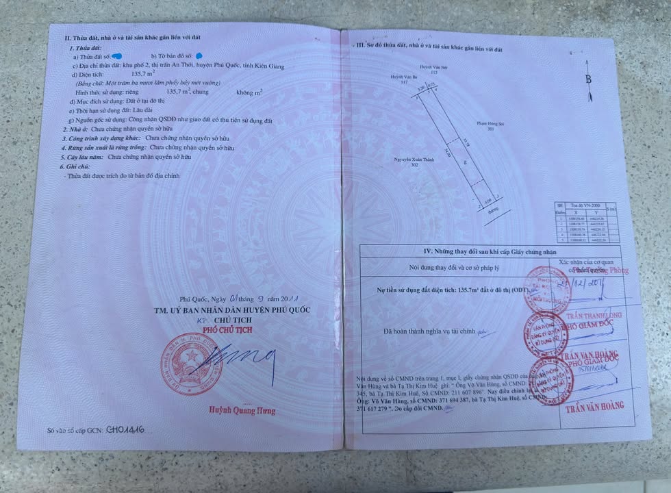 Đất ODT An Thới Phú Quốc 271m² giá 6.5 tỷ - Gần biển, ô tô vào tận nơi!