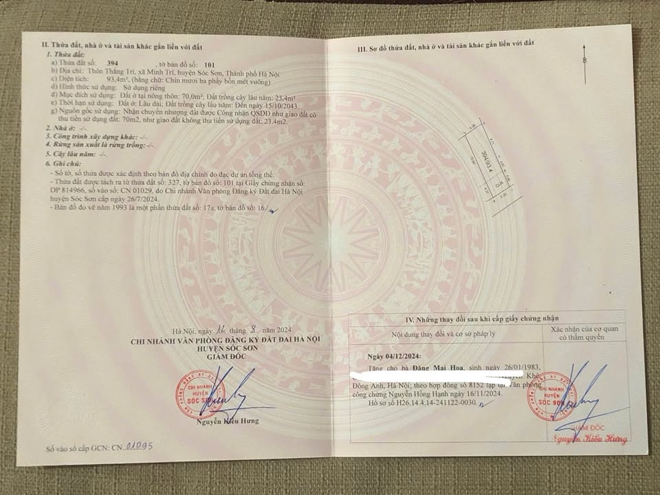 Đất nền Thắng Trí Kim Anh Hà Nội 93m² - Cơ hội đầu tư hấp dẫn!