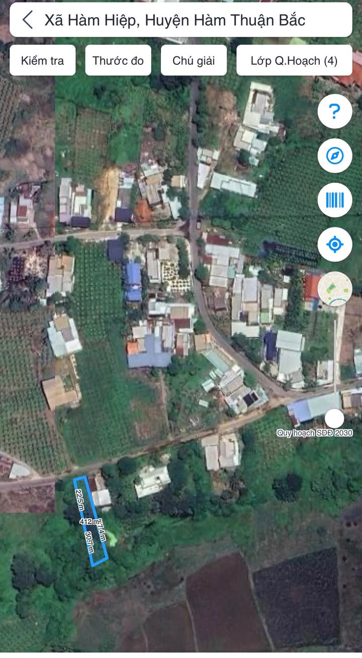 Đất thổ cư mặt tiền nhựa Xuân Điền, Hàm Hiệp 412.5m² giá 1.6 tỷ - Tiềm năng đầu tư lớn!