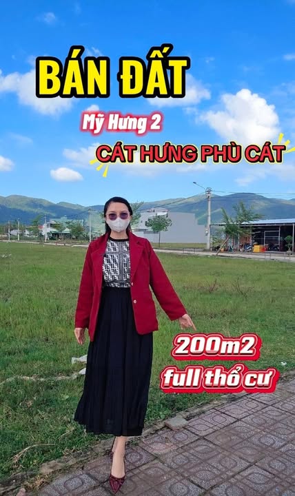 Đất nền Cát Hưng, Phù Cát 200m² giá 1.1 tỷ - Đầu tư sinh lời ngay!
