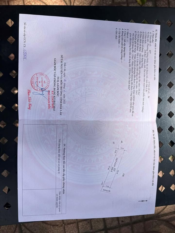 Đất thổ cư 234m² tại Buôn Hồ - Giá đầu tư hấp dẫn chỉ 4xx triệu!