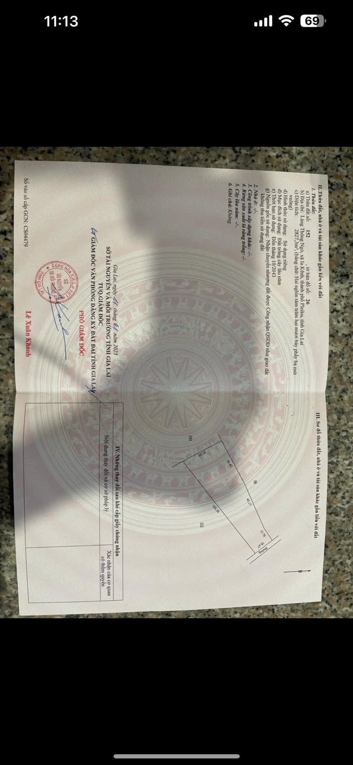 Đất nền Gào, Pleiku 10080m² giá 570 triệu - Cơ hội đầu tư tuyệt vời!