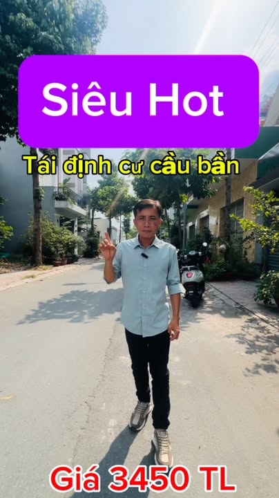 Lô đất mặt tiền Khu tái định cư Cầu Bần, Mỹ Tho 80m² giá 3.45 tỷ - Tiềm năng tăng giá cao!