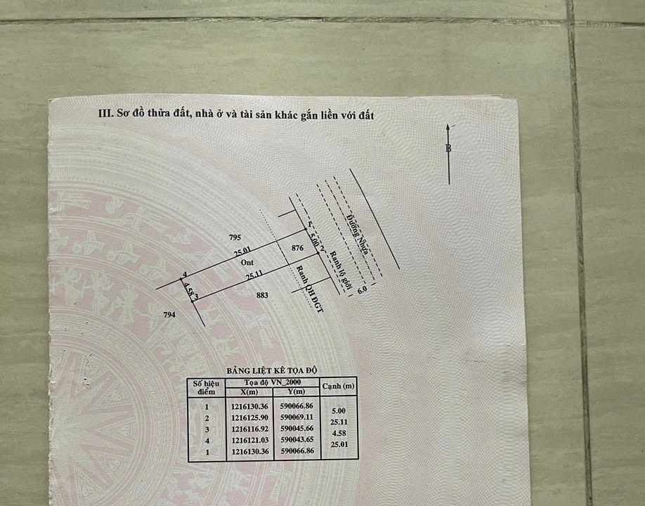 Đất mặt tiền đường 460, xã Trung An, Củ Chi 125m² - Chính chủ bán gấp!