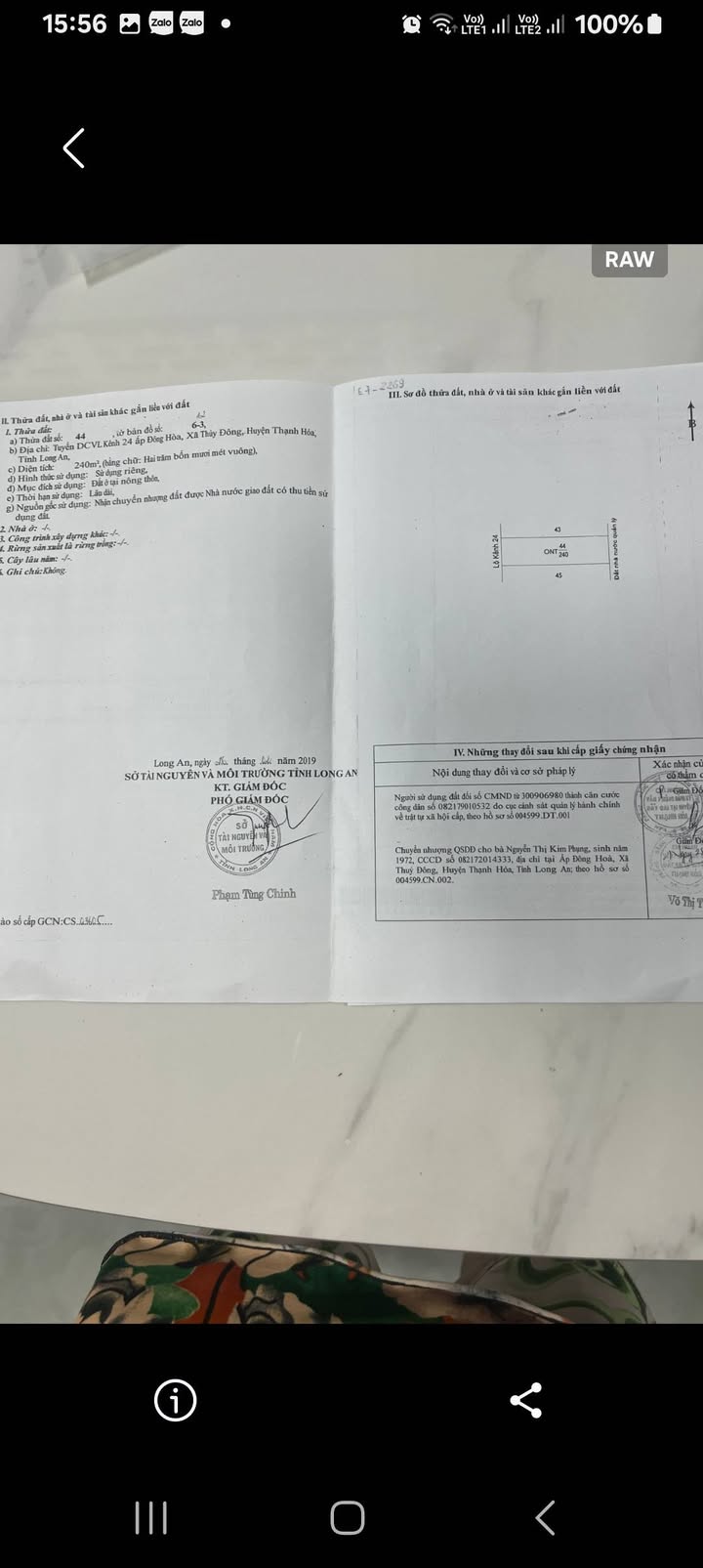 Đất thổ cư 240m² tại Thủy Đông, Thạnh Hóa - Giá chỉ từ 8xx triệu!