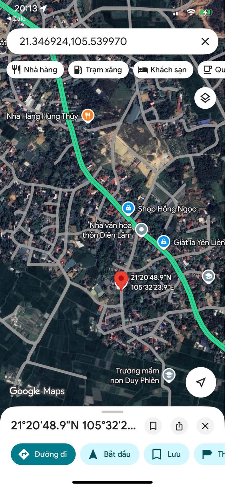 Đất nền thôn Diên Lâm, xã Duy Phiên, Tam Dương 144m² giá 800 triệu - Cơ hội đầu tư lý tưởng!