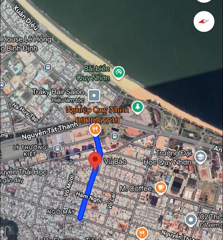 Nhà mặt tiền Vũ Bảo, Quy Nhơn 57m² - Giá thương lượng hấp dẫn!