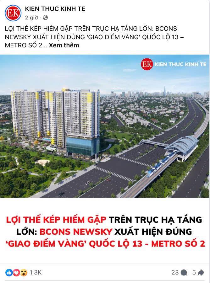 Căn hộ Bcons NewSky Thuận An 19.779m² giá 1.8 tỷ - Tiện ích đẳng cấp 79 dịch vụ!