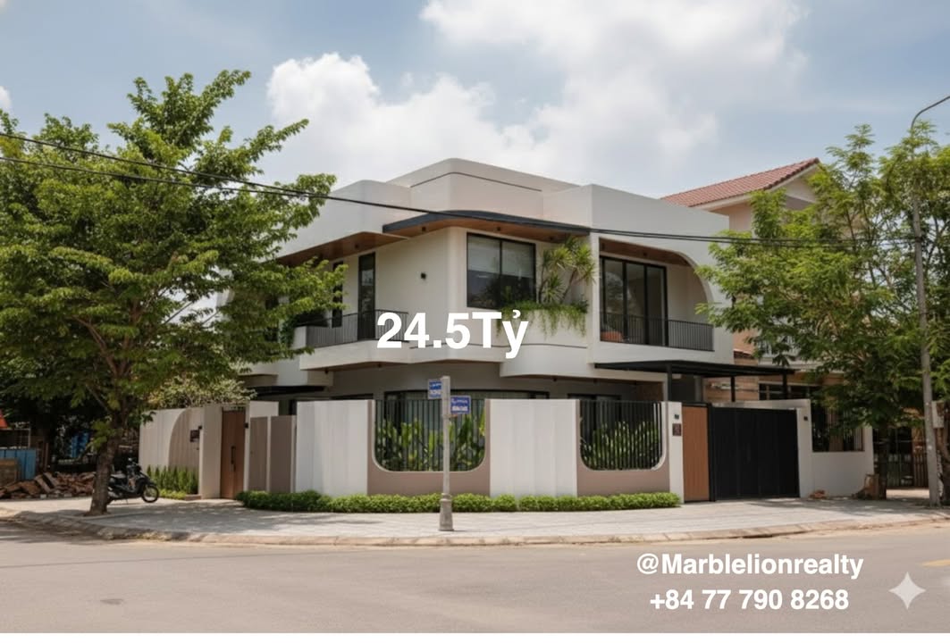 Biệt thự lô góc 194m² tại Nại Hiên Đông, Sơn Trà – Không gian sống đẳng cấp!