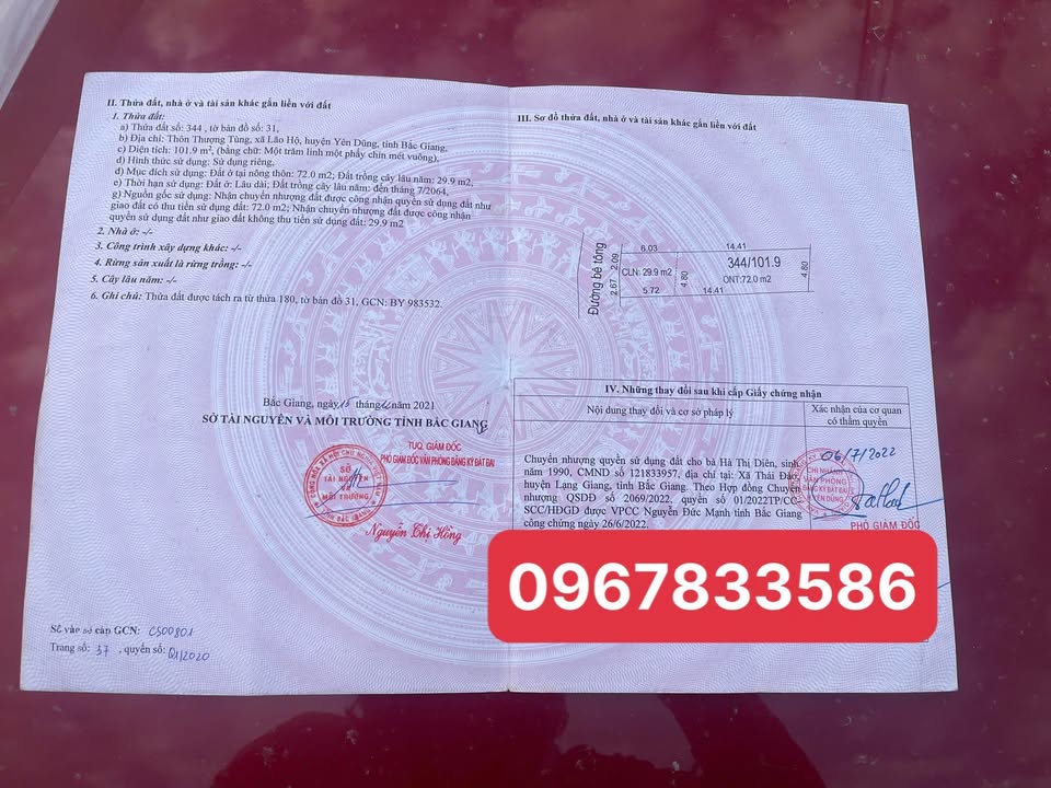 Đất nền Thượng Tùng Yên Dũng 202m² giá 2.4 tỷ - Đầu tư sinh lời ngay!