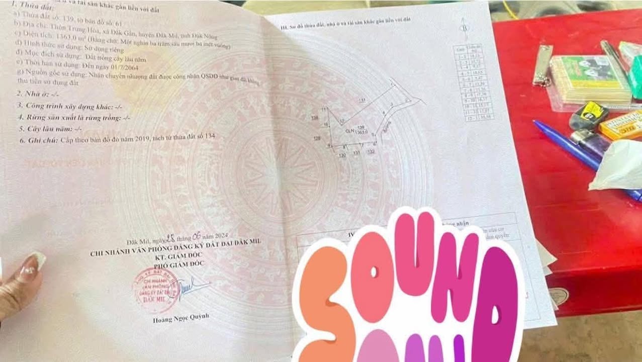 Đất nền Đắk Gằn 1,3 sào chỉ 245 triệu - Cơ hội đầu tư tuyệt vời!