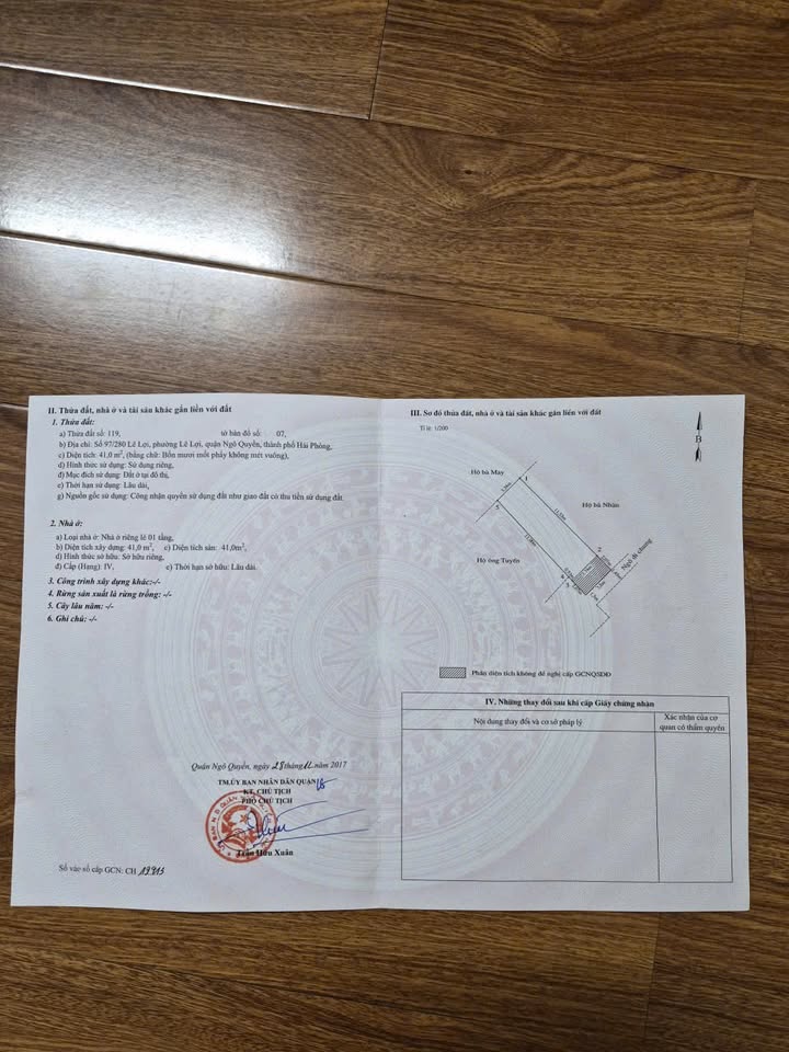 Nhà 1,5 tầng phố Vua Lê Lợi, Gia Viên, Hải Phòng - Giá 2.39 tỷ, vào ở ngay!