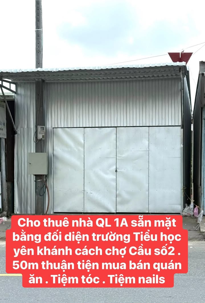 Nhà nguyên căn cho thuê tại Quốc lộ 1A, Bạc Liêu - Thích hợp kinh doanh và sinh sống!