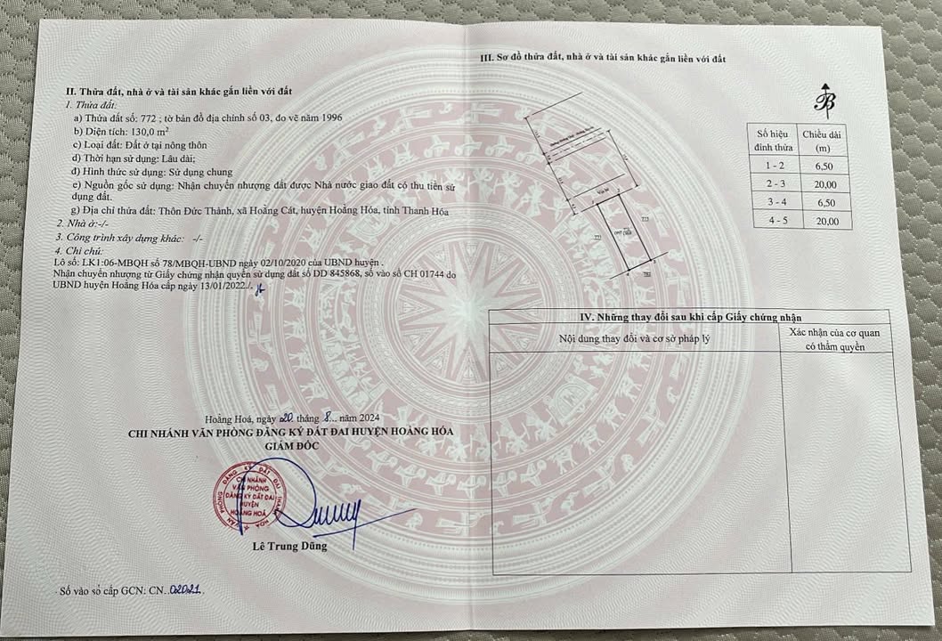 Đất nền Hoằng Sơn 130m² giá thỏa thuận - Vị trí mặt tiền trục đường Quỳ Xuyên