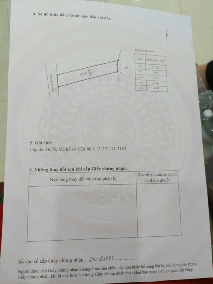 Đất nền Liên Hồng Hải Dương 80m² giá chỉ 1.9 tỷ - Sổ hồng chính chủ, ô tô vào tận nơi!