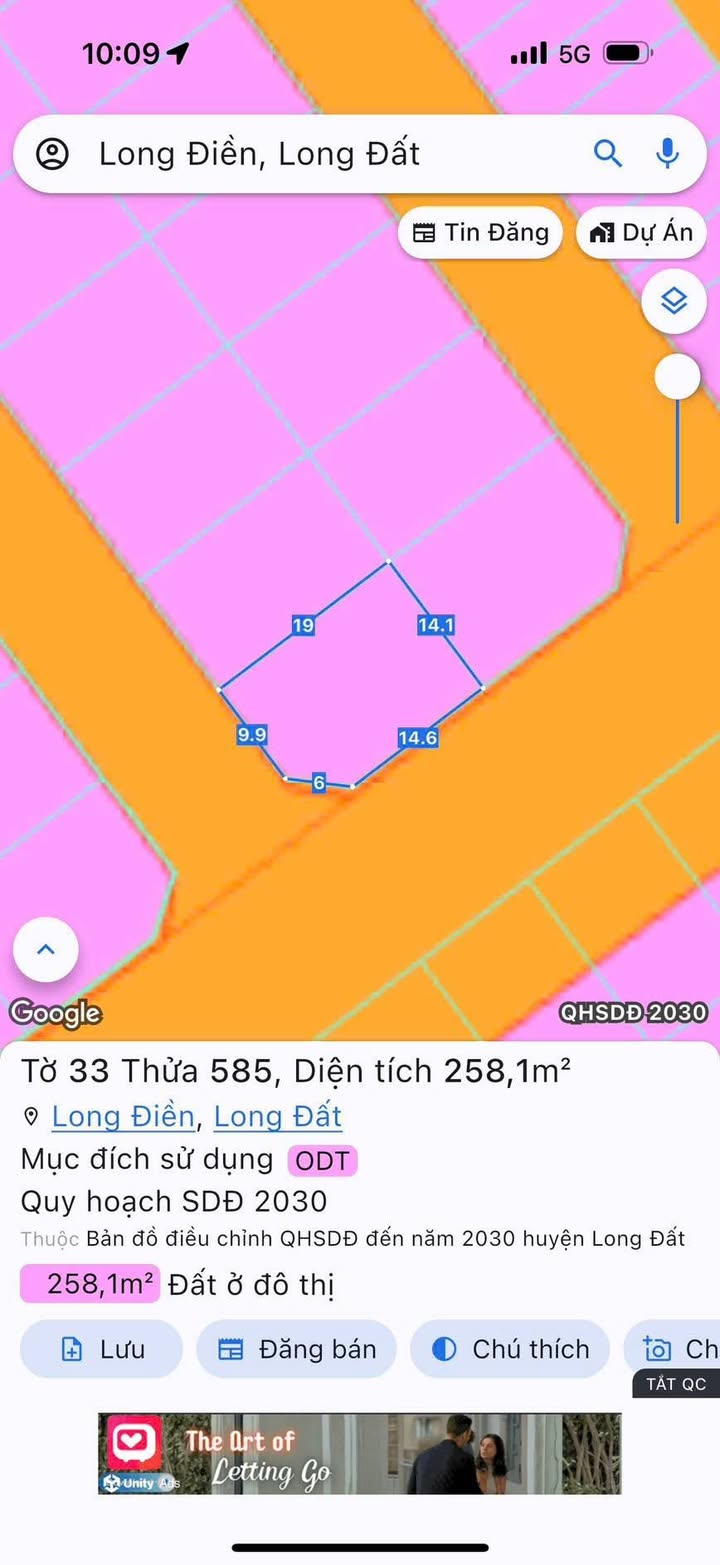 Bán lô biệt thự Thị Trấn Long Điền 258m² giá 4.5 tỷ - Đầu tư sinh lời ngay!