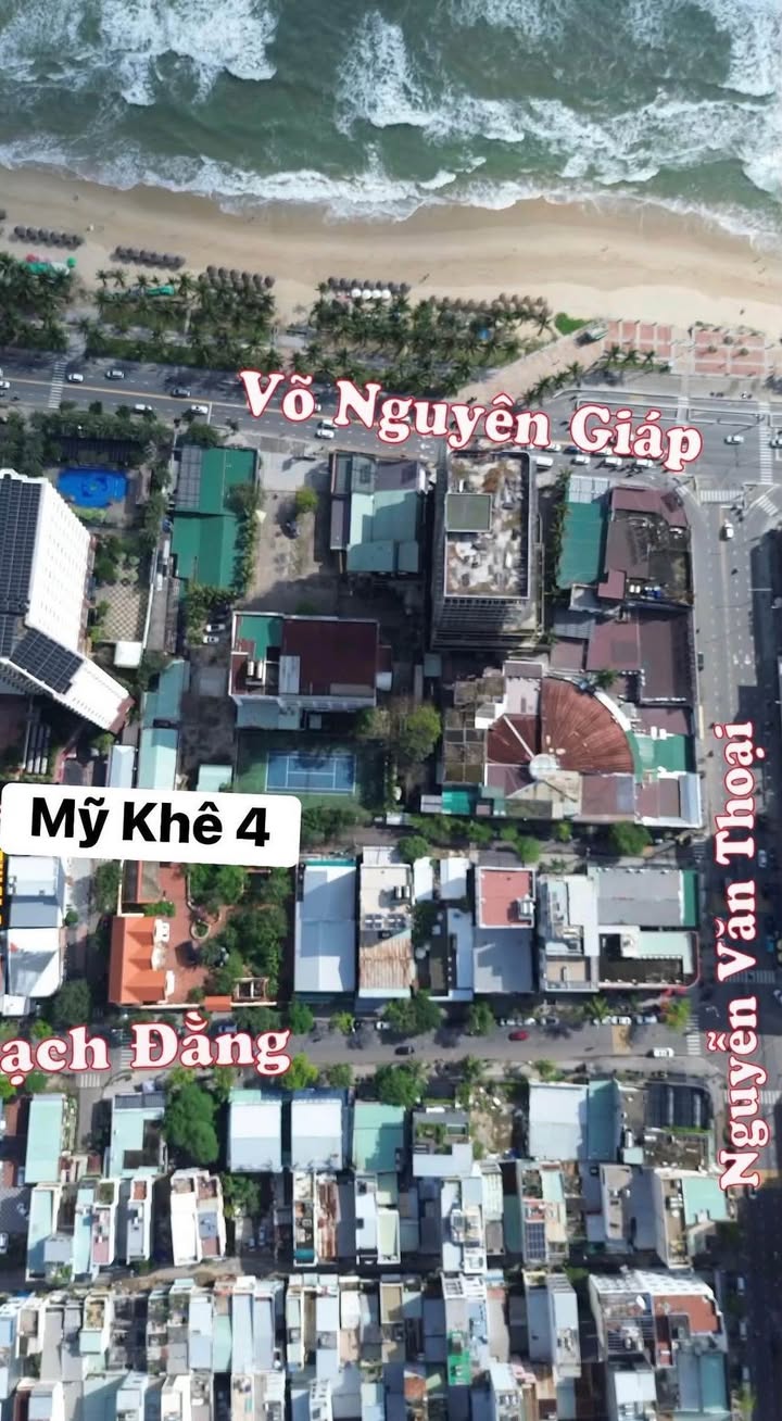 Đất mặt tiền Mỹ Khê 4, quận Sơn Trà, diện tích 837m² - Cơ hội đầu tư sinh lời!