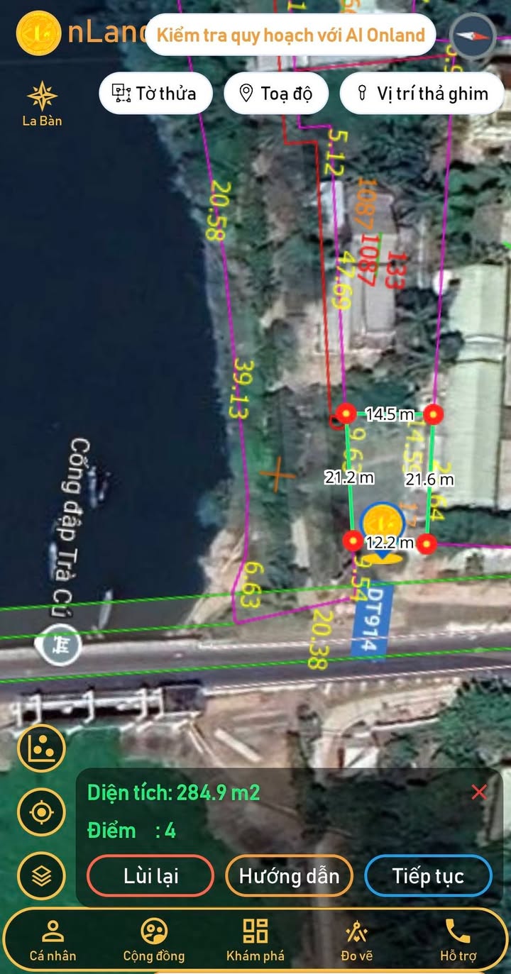 Bán đất 2 mặt tiền QL 53 Trà Cú 247,8m² - Kinh doanh sầm uất ngay trung tâm!