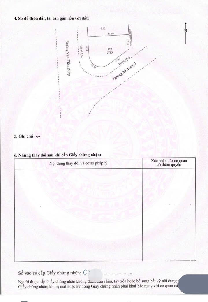 Đất nền 2 mặt tiền đường Văn Tiến Dũng, Đà Nẵng 244m² giá 18.37 tỷ - Cơ hội đầu tư vàng!