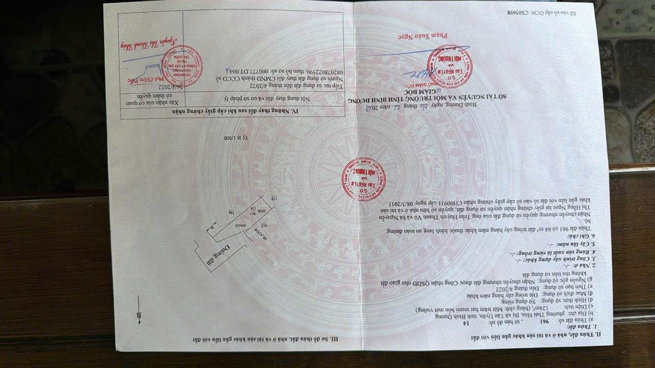 Đất thổ cư Thái Hòa, Tân Uyên 174m² giá 2.6 tỷ - Cơ hội đầu tư hiếm có!