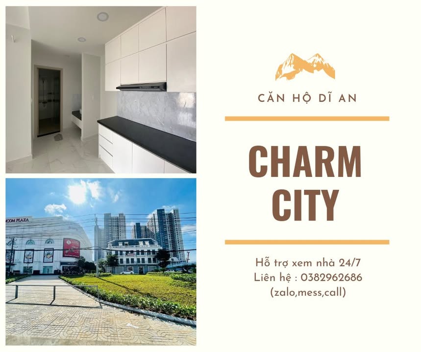 Căn hộ Charm City Dĩ An 50m² giá 1,83 tỷ - Sẵn sàng vào ở ngay!
