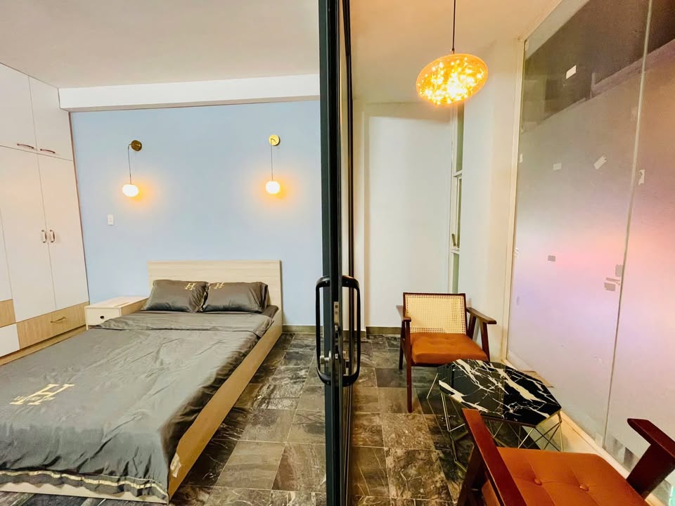 Căn hộ cho thuê đường Vũ Huy Tấn, Bình Thạnh 35m² - Full nội thất máy giặt riêng