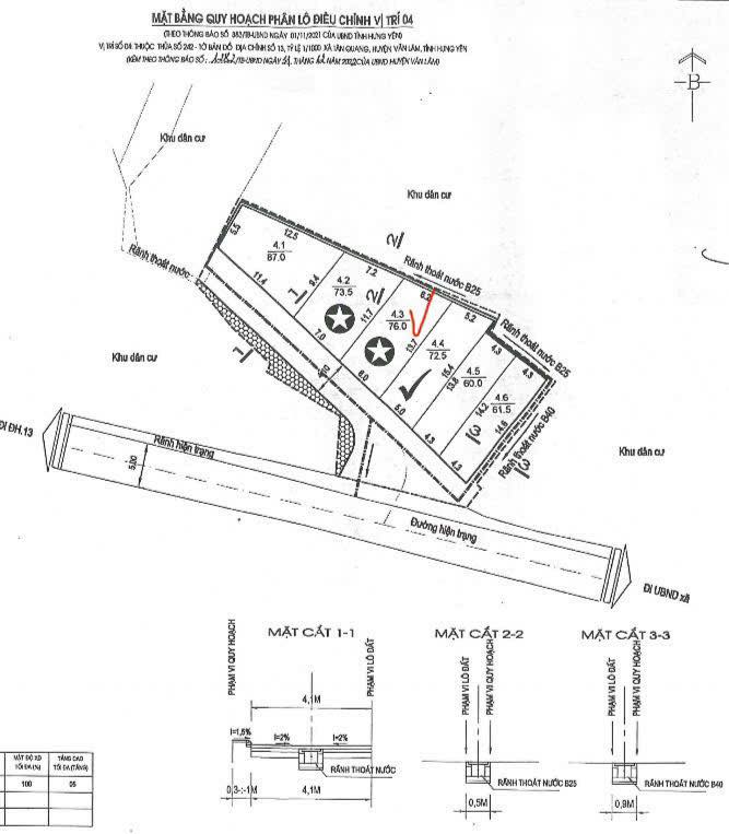 Đất thổ cư Thôn Ngọc Đà, Như Quỳnh 76m² giá 500 triệu - Phong thủy đẹp, đầu tư sinh lời!