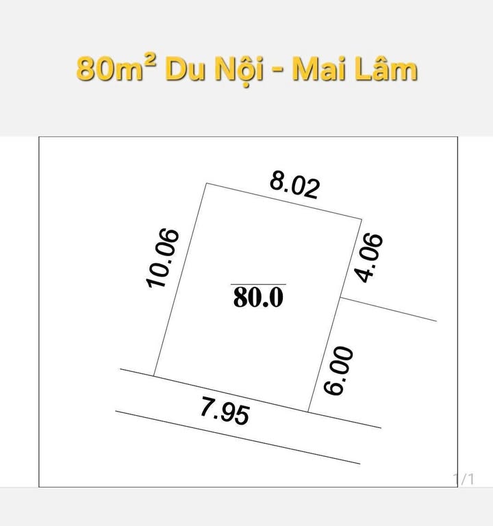 Lô đất đẹp 80m² tại Du Nội, Đông Anh - Đầu tư sinh lời ngay!