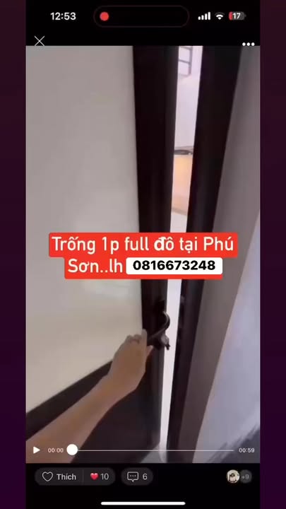 Phòng trọ Phú Sơn 20m² giá 2.5 triệu - Full nội thất tiện nghi