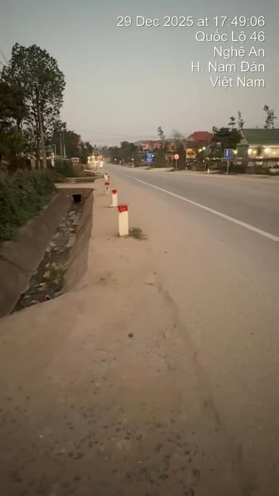 Đất thổ cư mặt tiền Quốc lộ 46, Nam Đàn 250m² - Đầu tư sinh lời ngay!