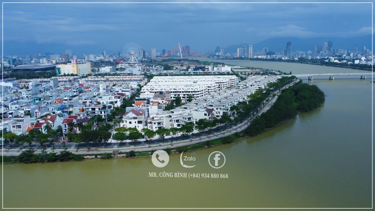 Nhà Phố Elysia Complex City Đà Nẵng 102m² giá 13.5 tỷ - Thiết kế hiện đại, view sông thoáng mát!