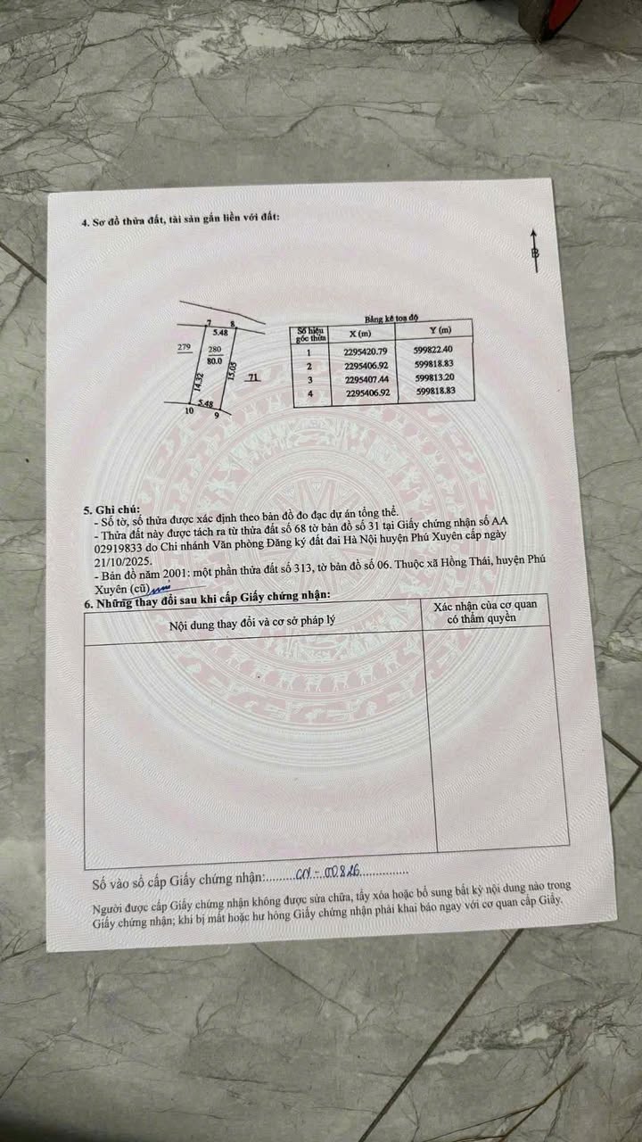 Đất nền thôn Lạt Dương, xã Khai Thái, Phú Xuyên 80m² giá 1.6 tỷ - Đường rộng, vị trí thuận lợi!