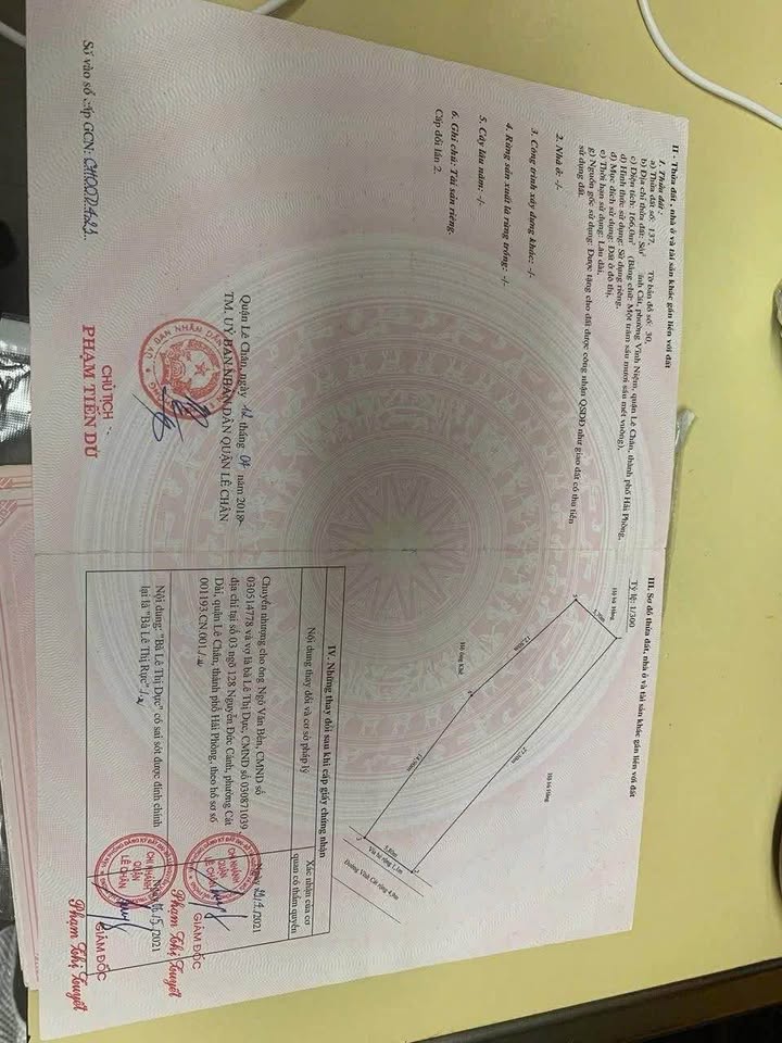 Đất mặt đường Vĩnh Cát, Hải Phòng 166m² giá chỉ 5x triệu/m² - Cơ hội đầu tư tuyệt vời!