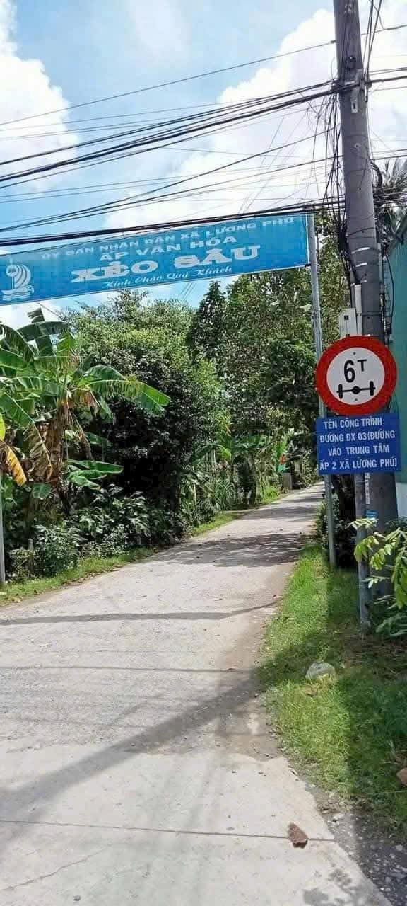 Đất vườn Lương Phú Giồng Trôm 3834m² giá 970 triệu - Đầu tư hấp dẫn!