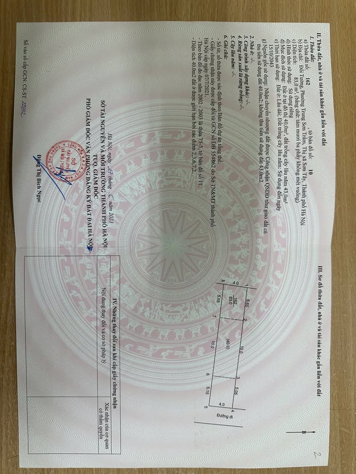 Lô đất Trung Sơn Trầm 83m² giá 1.9 tỷ - Chính chủ, ô tô vào tận cửa!