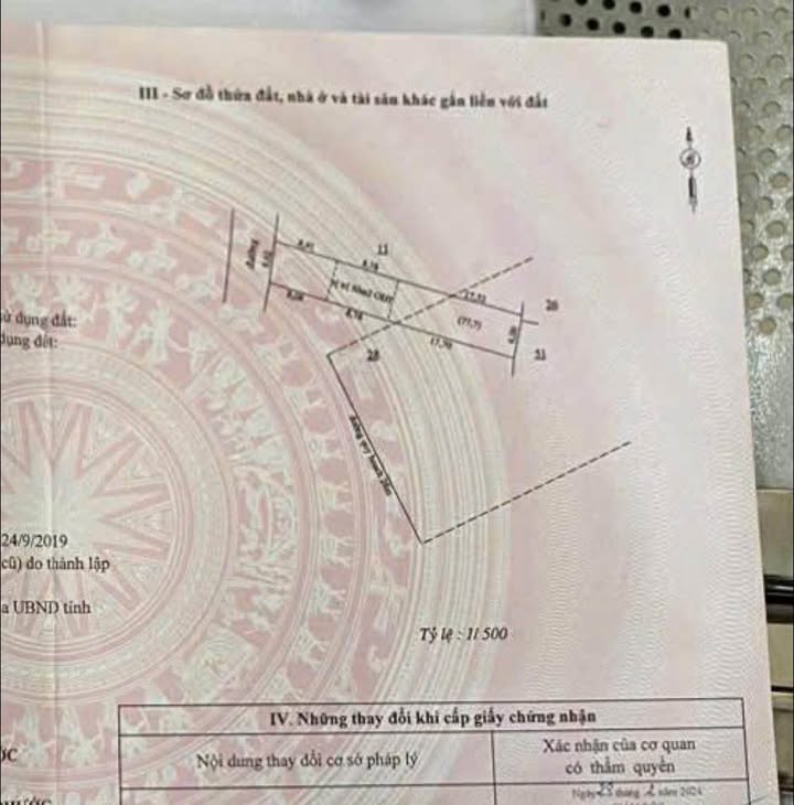 Đất thổ cư Tân Đông Dĩ An 63550m² giá 600 triệu - Cơ hội đầu tư tuyệt vời!