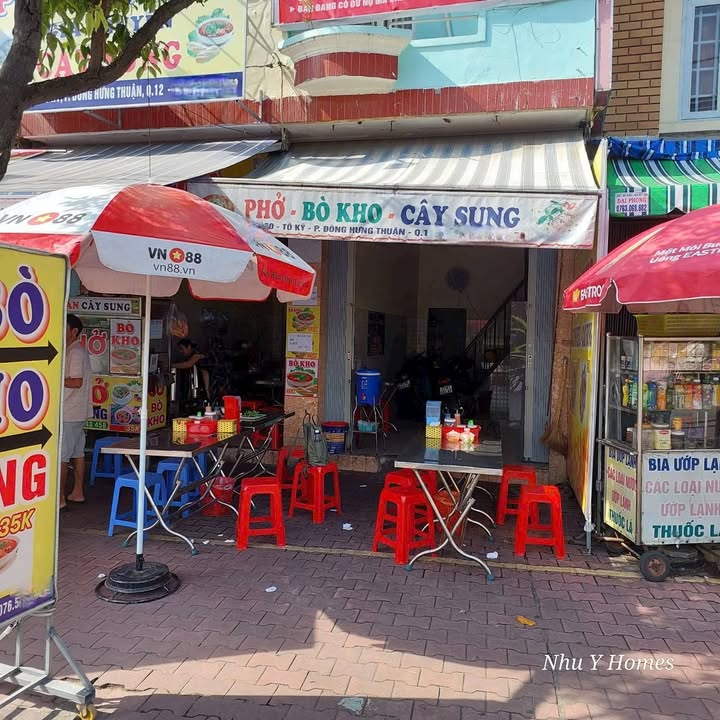 Cho thuê mặt bằng + 4 phòng trọ tại Tô Ký, Q12 - Đầu tư sinh lời ổn định!