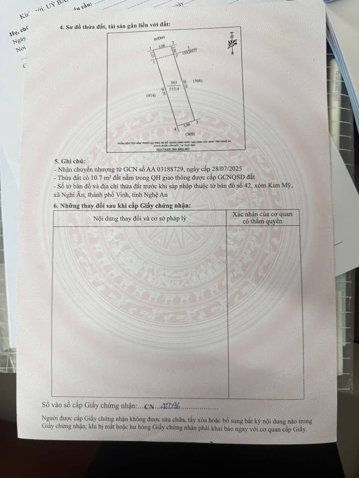 Đất nền Nghi Ân - 112m² giá 3.3 tỷ - Mặt đường Tạ Quang Đệ, cơ hội đầu tư lý tưởng!