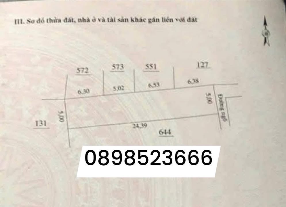 Bán lô đất thổ cư Mai Pha - Lạng Sơn 121,6m² chỉ 1,35 tỷ - Đầu tư sinh lời!