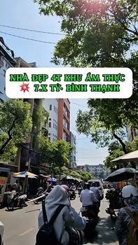 Nhà đẹp Bình Thạnh 35m² giá 7 tỷ - Phố ẩm thực Vạn Kiếp!
