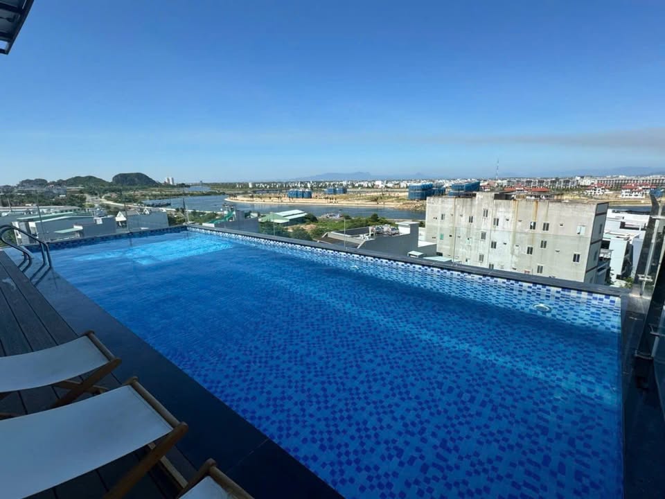 Căn hộ cho thuê Đoàn Khuê Đà Nẵng 1PN view Đảo Kim Cương - Nội thất hiện đại!