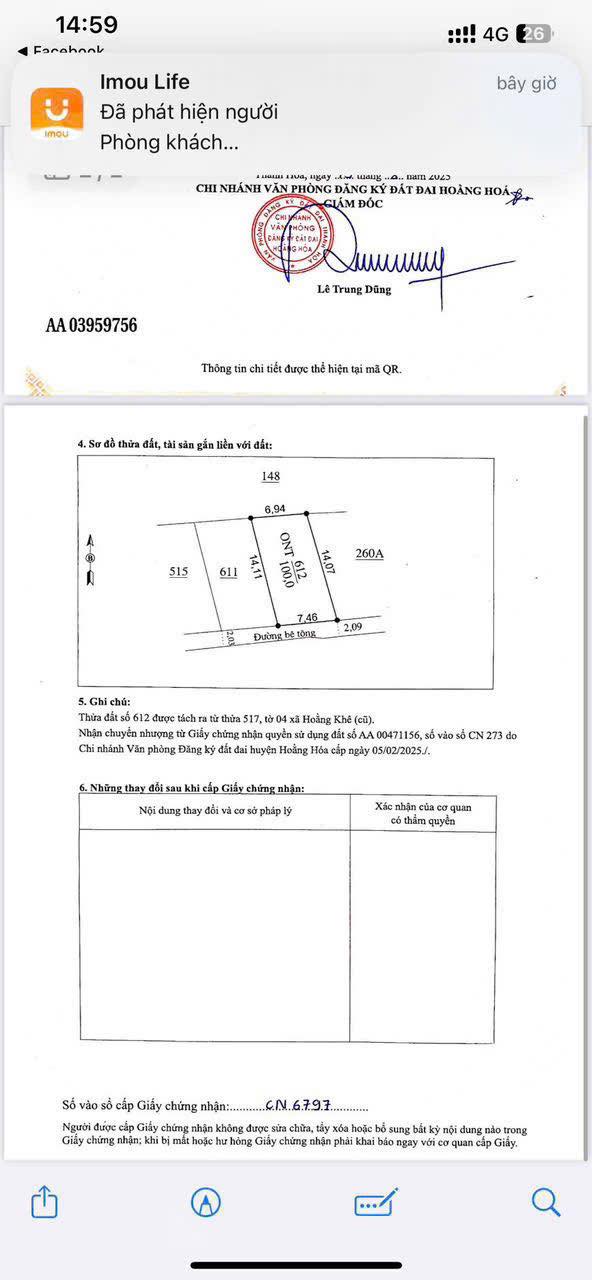 Đất nền 100m² tại xã Hoằng Sơn, Hoằng Hóa - Giá chỉ 600 triệu VND!