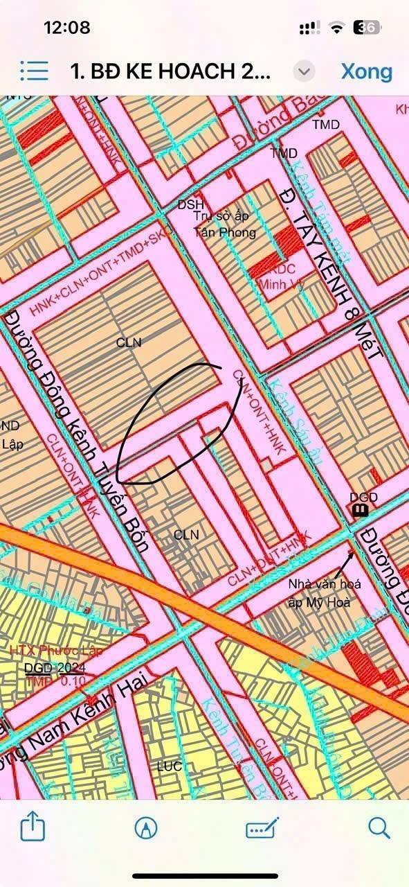 Đất nền chính chủ xã Tân Lập 1, huyện Tân Phước, 145m² - Pháp lý rõ ràng, đầu tư sinh lời!