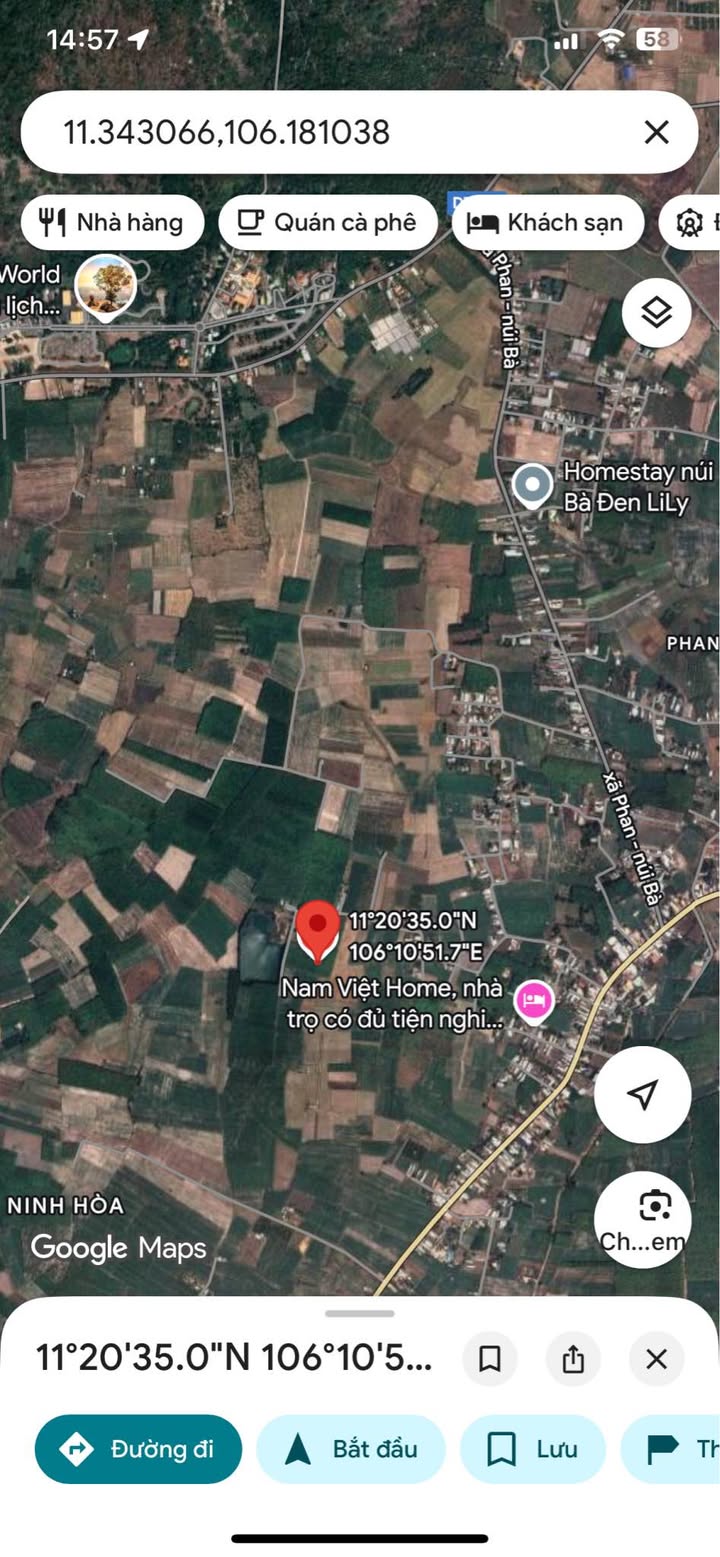 Đất trống 9979m² xã Phan Dương Minh Châu giá 4 tỷ - Cơ hội đầu tư sinh lời!