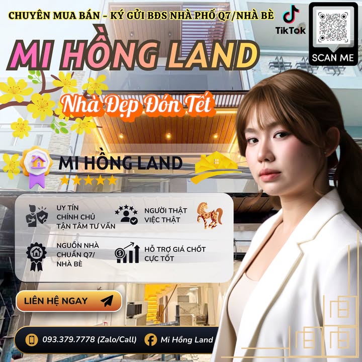 Nhà mặt tiền kinh doanh Nguyễn Văn Quỳ, Q7 giá 6.2 tỷ - Thiết kế đẹp lung linh, vào ở ngay!