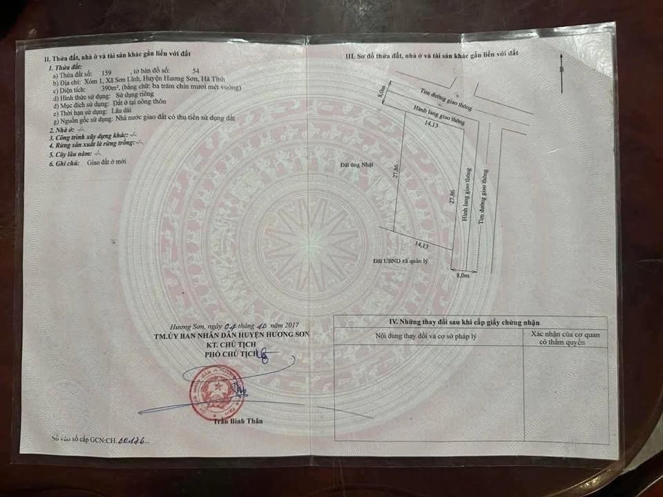 Đất thổ cư tại thôn 1, Sơn Lĩnh - 486m² chỉ 800 triệu, vị trí đẹp ven sông Ngàn Phố!