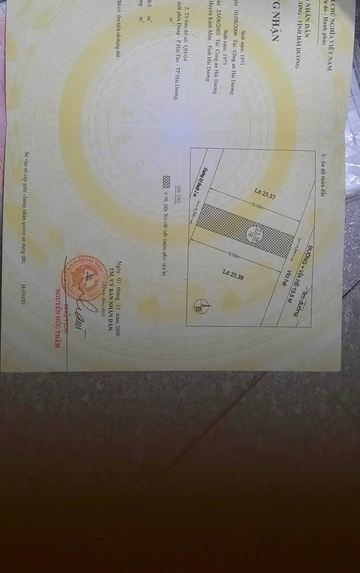 Lô đất phân lô Khu Đô Thị Phía Đông, Hải Dương 78m² giá 4.7 tỷ - Pháp lý rõ ràng, đầu tư sinh lời!