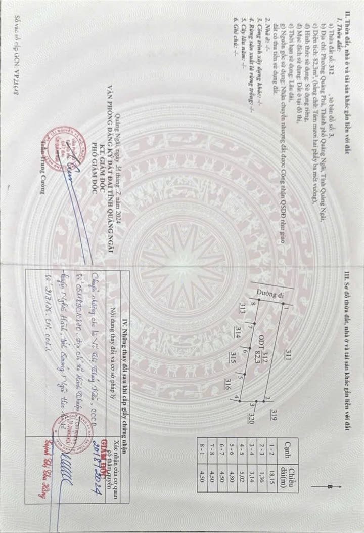 Đất Quảng Phú, Quảng Ngãi 85m² giá 450 triệu - Cơ hội đầu tư tuyệt vời!