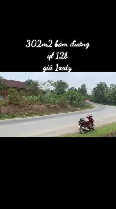 Lô đất 305m² mặt đường Quốc lộ 12B Kim Bôi - Giá chỉ 1 tỷ!