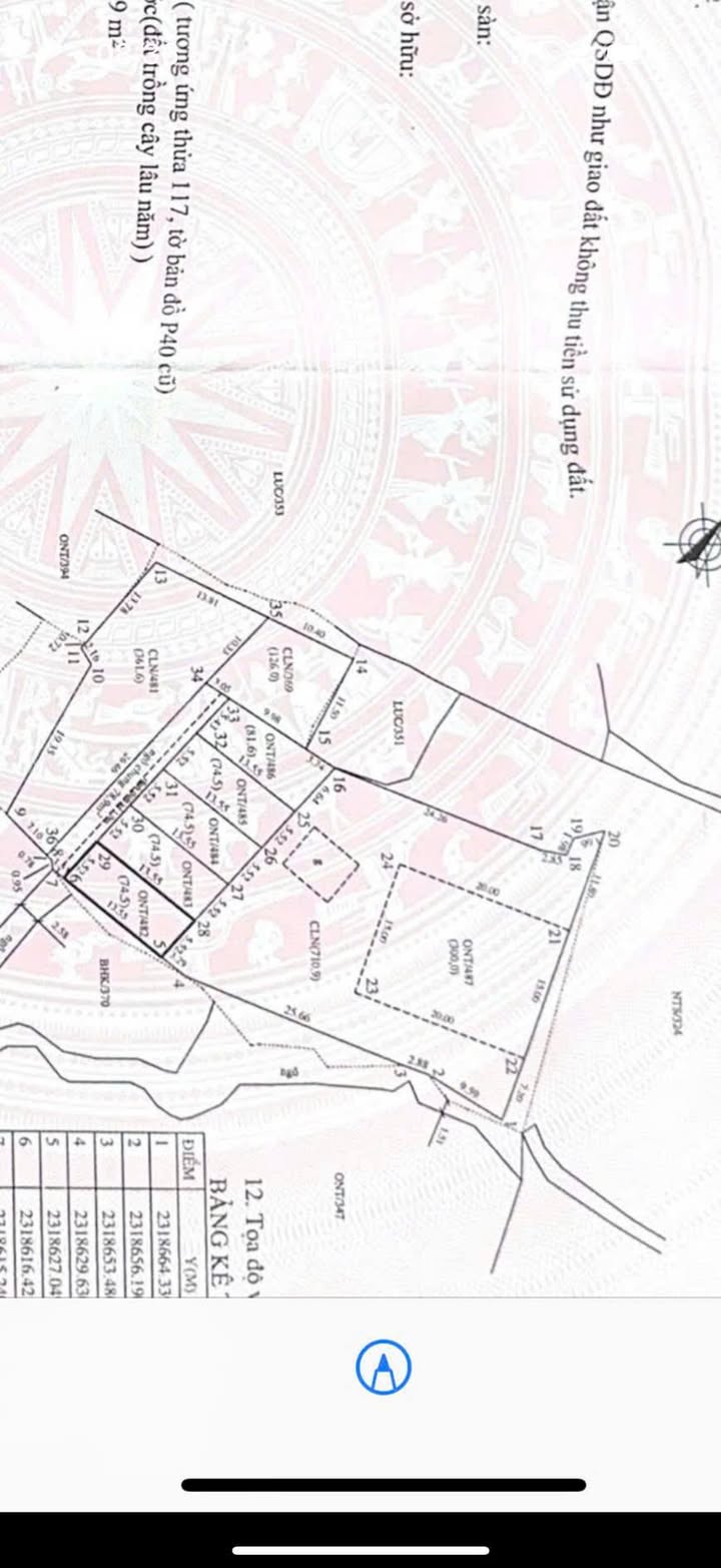 Đất thổ cư Sông Khoai 74,5m² giá 600 triệu - Cơ hội đầu tư tuyệt vời!